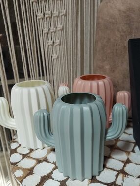 Decorative Cactus Planter - Set Of 3